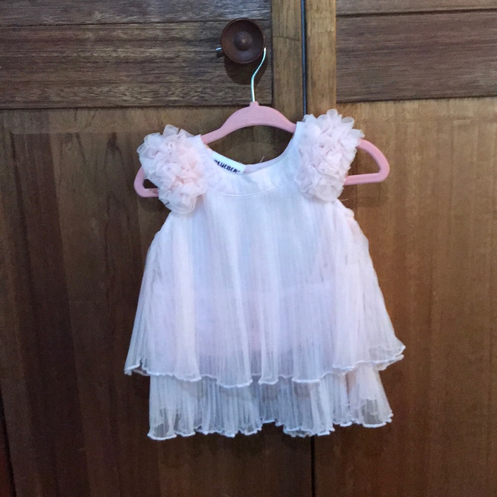 Light pink tulle tank top